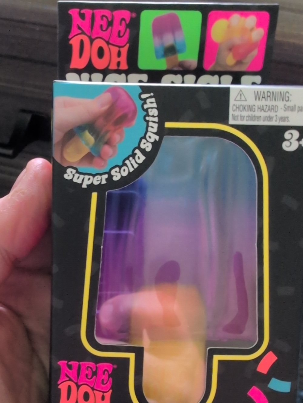 Multi-Color Needoh Super Solid Squish Popsicle Stress Toy Never Opened